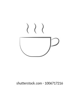logo coffee cup icon. Elements of dishes icon. Premium quality graphic design. Signs, outline symbols collection icon for websites, web design, mobile app, info graphics on white background