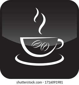 logo coffee cup vector icon