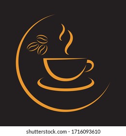 logo coffee cup vector icon