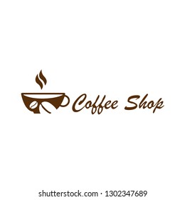 Logo Coffee House Shop Cup Seed Original Taste