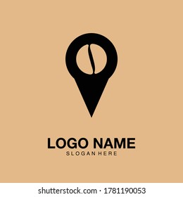 Logo Coffee Navigation flat modern design 