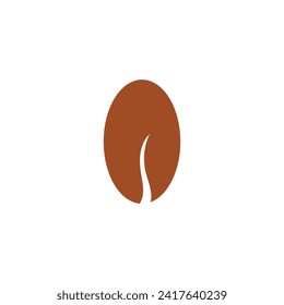Logo-Kaffeesaatelement mit leerem Hintergrund