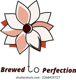 logo coffee shop Brewed to Perfection