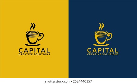 Logo coffee shop business creative