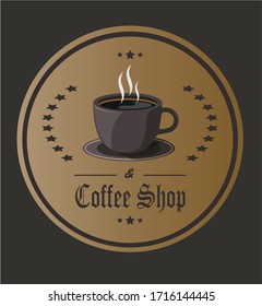 Logo Coffee Shop, Logo Drinks Shop