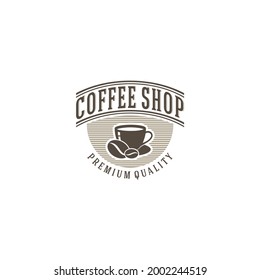 Logo Coffee Shop Coffee Product Cup Stock Vector (Royalty Free ...