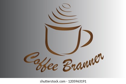 Logo coffee shop Coffee Whip,sign of fresh(modern style)