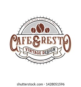 Logo for coffee shops or coffee product labels