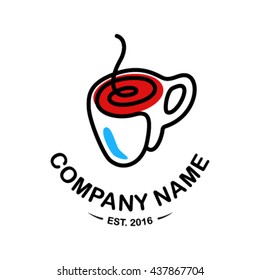 Logo for coffee or tea shop