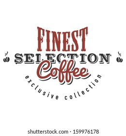 logo coffee vector bean vector coffee shop mark with handwriting logo coffee vector bean roaster classical cock nails product hand traditional border right cafe drawn sign dark marketing fancy publish