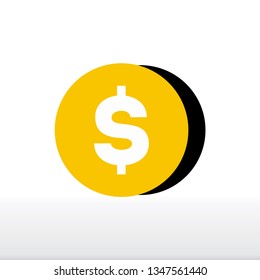 Logo coin vector. Investment logo. Financial or business concept.