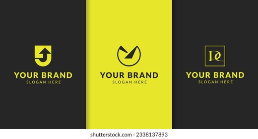 Logo-Kollektion, abstraktes Design-Konzept für Unternehmen