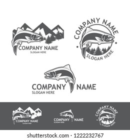 Logo collection of fishing company