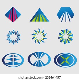 Logo collection set element 