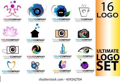 Logo collection,modern business icon set