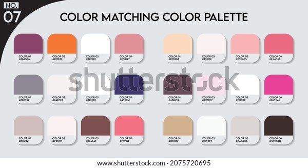 Logo Color Matching Color Palette 07 Stock Vector (Royalty Free ...