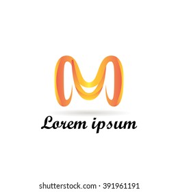 Logo colored letter.