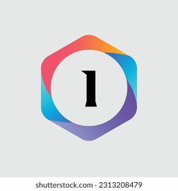 Logo Diseño de vectores coloridos. Concepto de icono. Resumen moderno