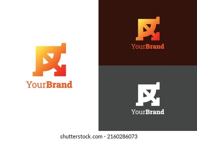 Logo combination letter R and bow