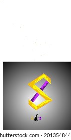 ein Logo mit einer Kombination aus Buchstaben und Zahlen