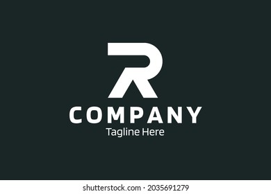 El logotipo es una combinación de las letras R y A. Adecuado para empresas con las iniciales R o RA.
