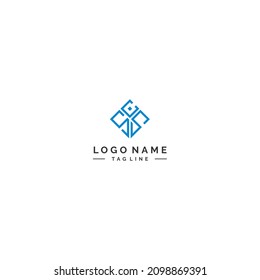 Logo with a combination of letters SCS, suitable for simple and professional company logos. box rectangular scs