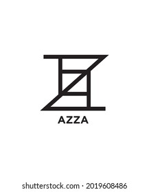 logo from the combination of the letters A Z Z A