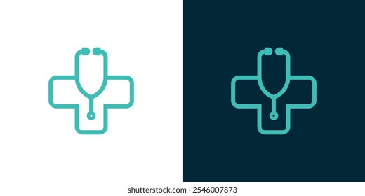 Logo of a combination of medical and health care devices 