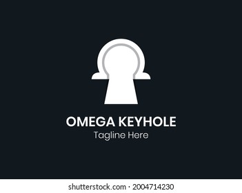 The logo is a combination of omega and key. suitable for security companies or other industries.
