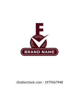 logo combination shape and letter. ready for print and digital