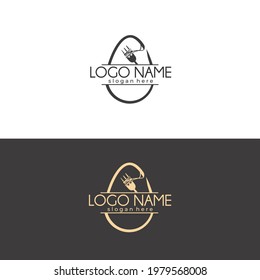 forma de combinación de logotipo y letra. listo para imprimir y digital