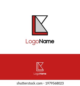 logo combination shape and letter. ready for print and digital