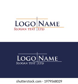 logo combination shape and letter. ready for print and digital