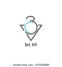 forma de combinación de logotipo y letra. listo para imprimir y digital