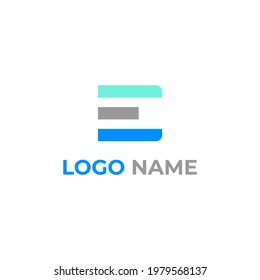 forma de combinación de logotipo y letra. listo para imprimir y digital
