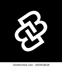 Logo Combinations Letter B B Stock Vector (Royalty Free) 2043418628 ...