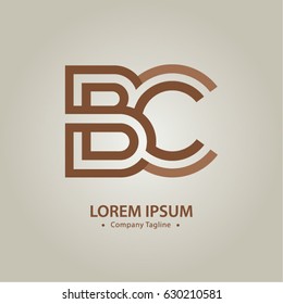 Logo combinations Letter B and C