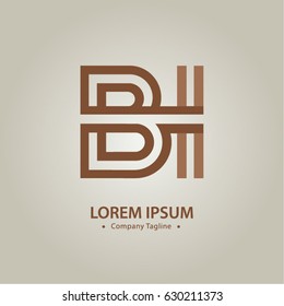 Logo combinations Letter B and H