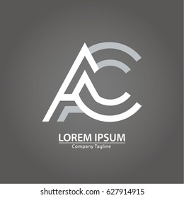 Logo combinations Letter A and C