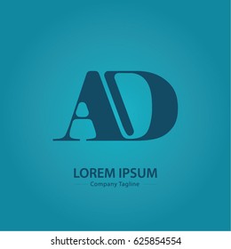 Logo combinations Letter A and D