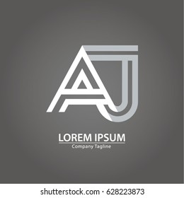 Logo combinations Letter A and J