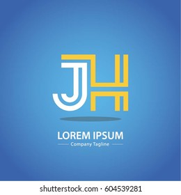 Logo combinations Letter J and H