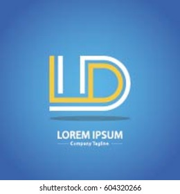Logo combinations Letter L and D
