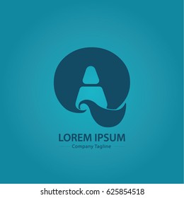 Logo combinations Letter A and Q