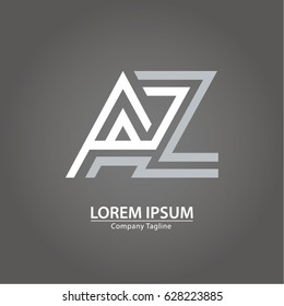 Logo combinations Letter A and Z