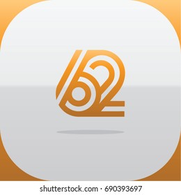 Logo combinations Number 6 and 2