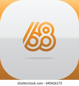 Logo combinations Number 6 and 8