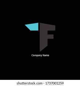 Es un logotipo con combinación de T y F