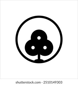 El logo combina varios círculos negros