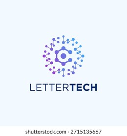 Logo que combina la letra C con el estilo tecnológico